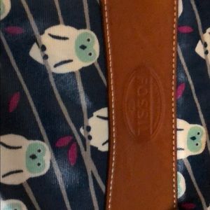 Adorable fossil owl purse